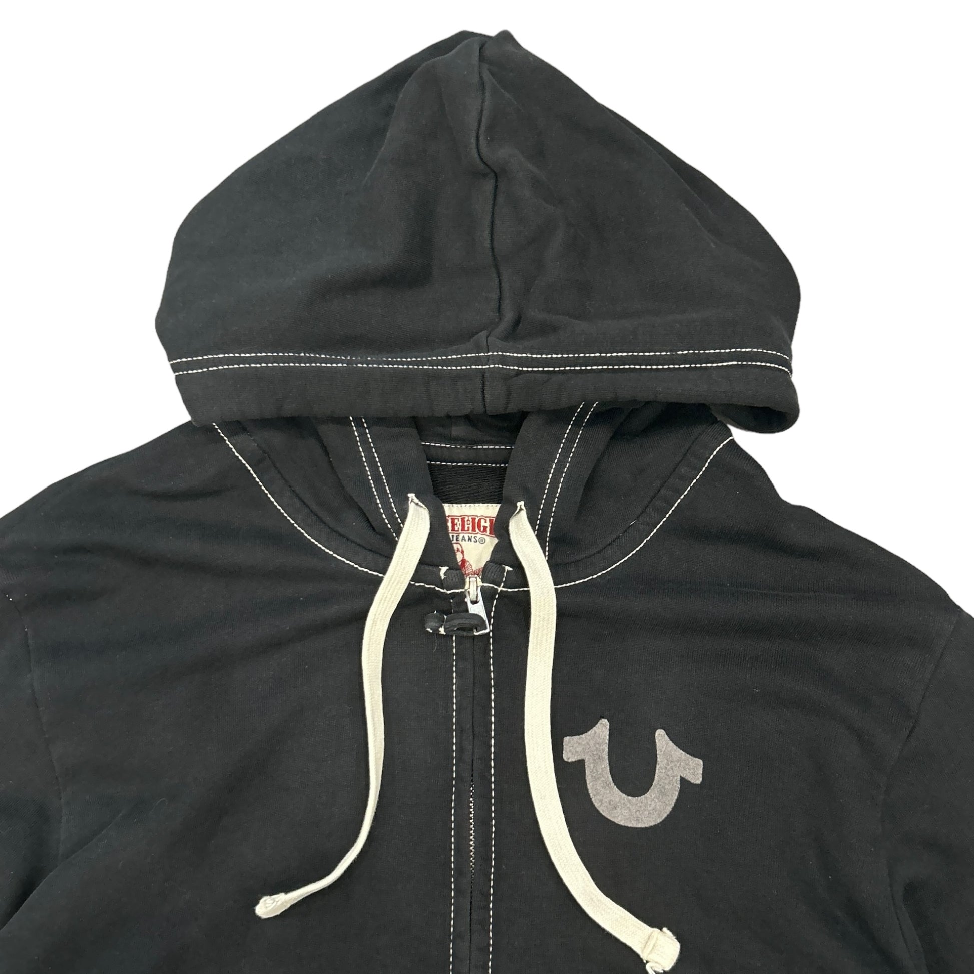 True Religion Contrast Stitch Hoodie (L)