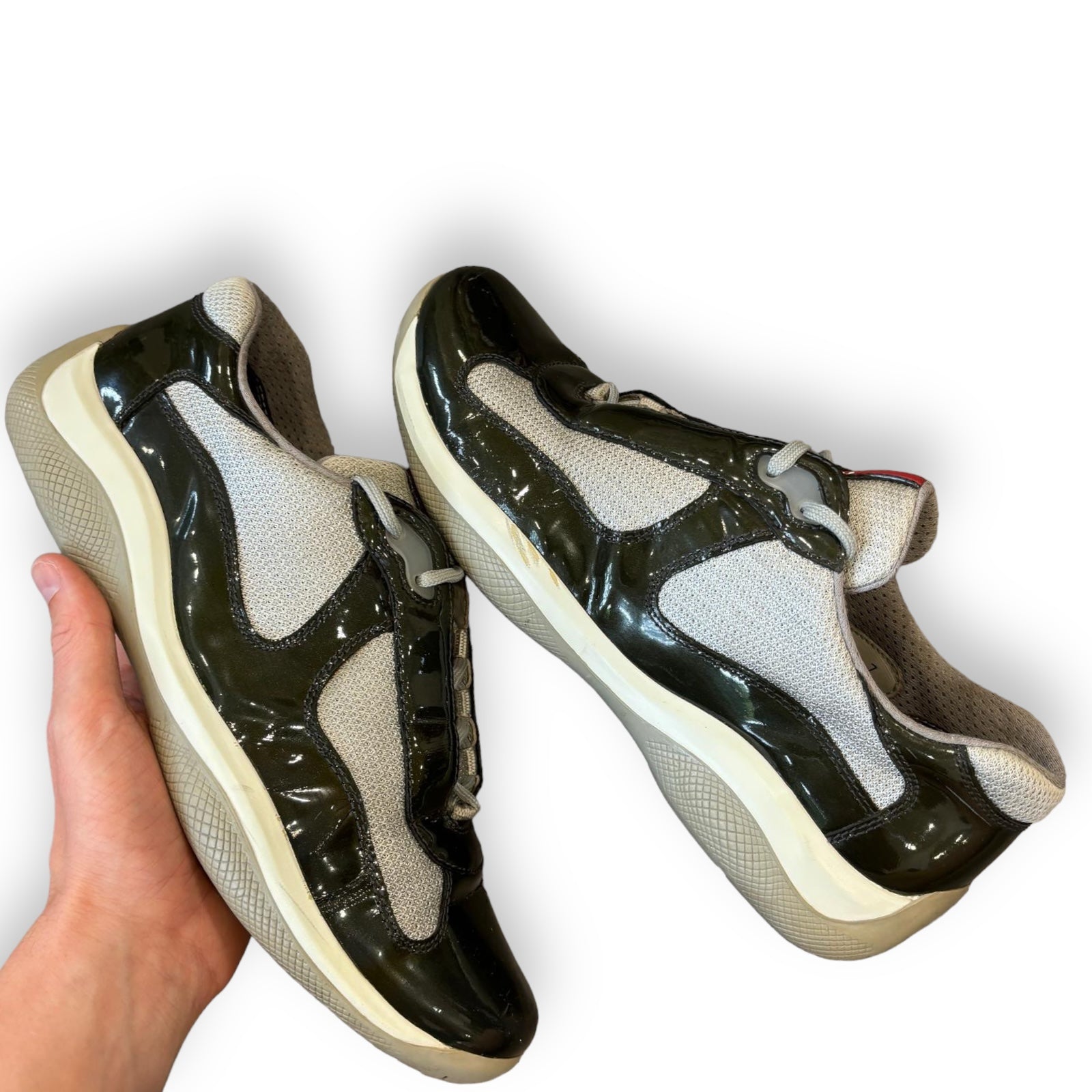 Patent Green Prada Cups (9uk)