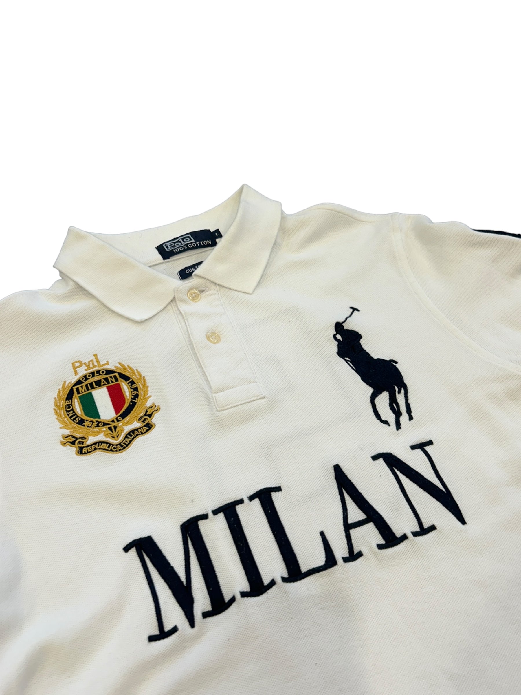 Ralph Lauren Milan Big Horse Polo Shirt (L)
