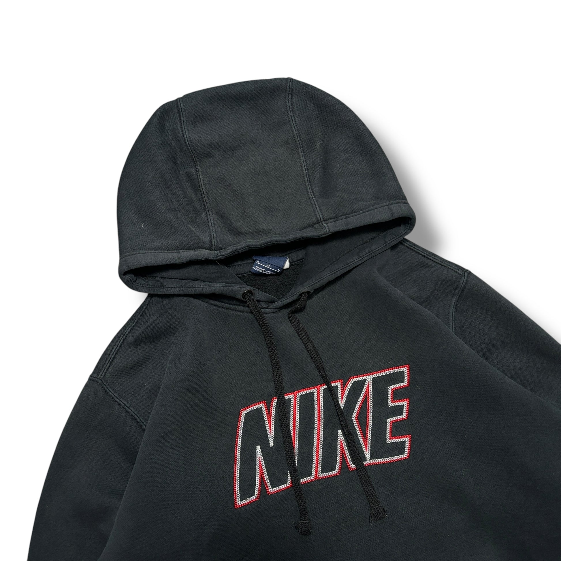 00s Black Nike Club Hoodie (M)