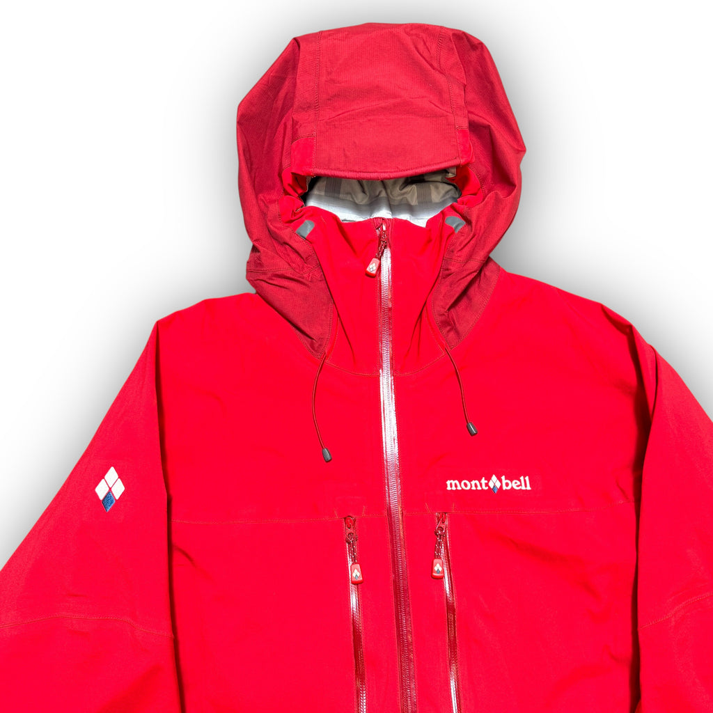 Red Montbell GORE-TEX Hard Shell Jacket (XL)