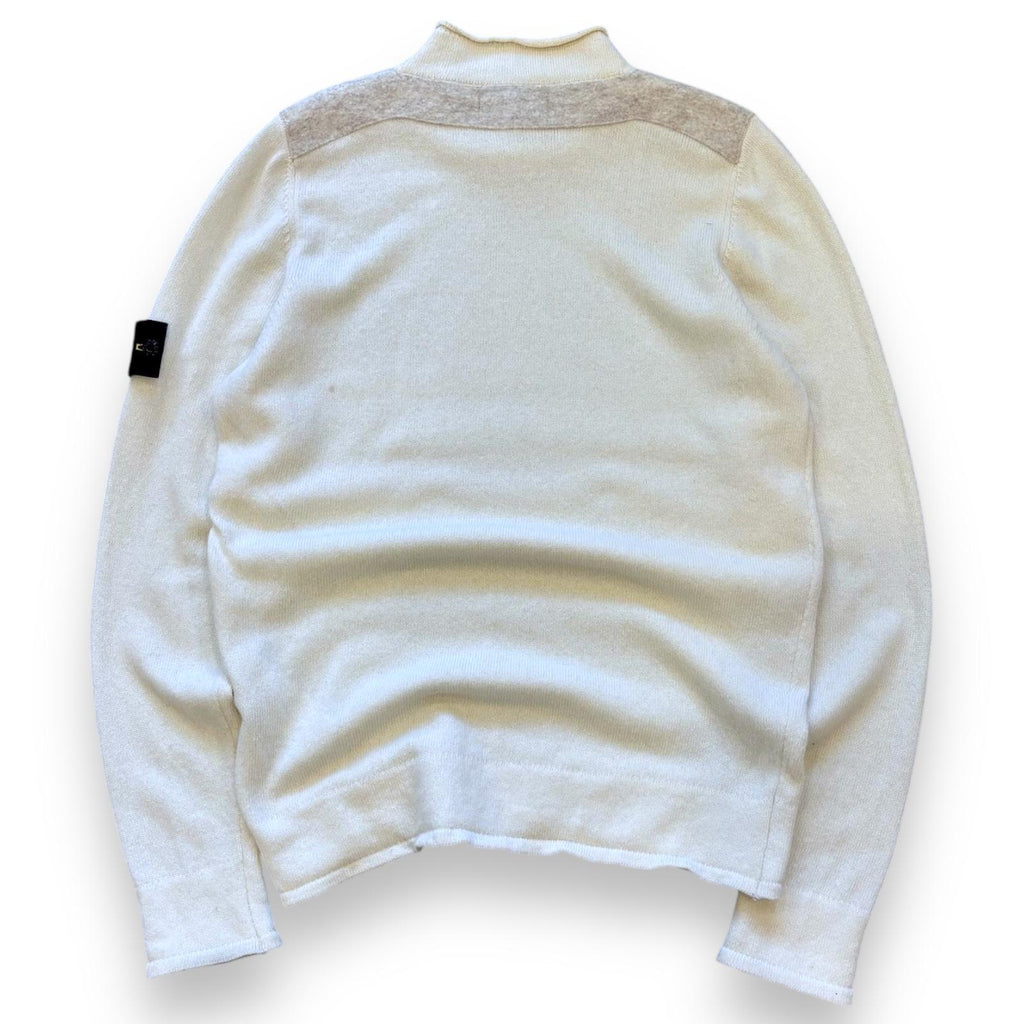 Cream Stone Island Knit Jumper (M)