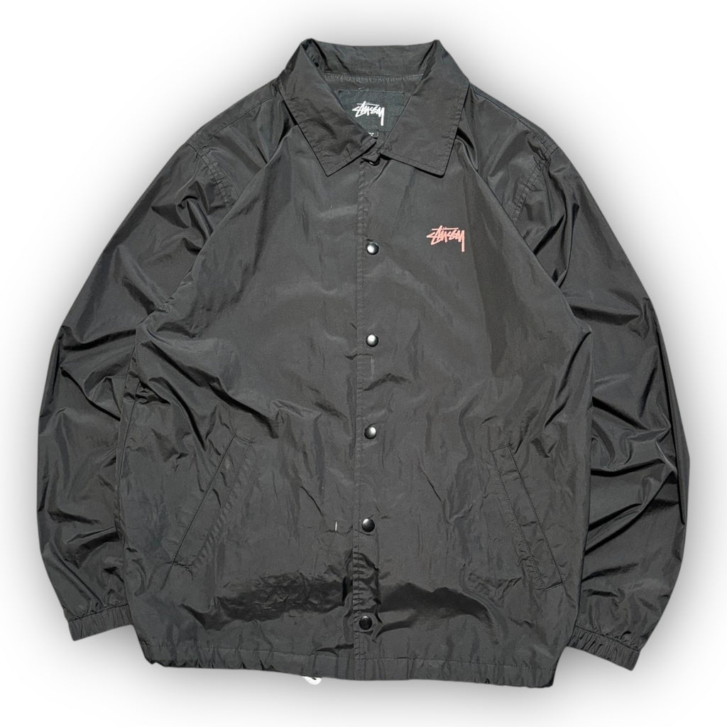 Black Stussy Nylon Overshirt (M)