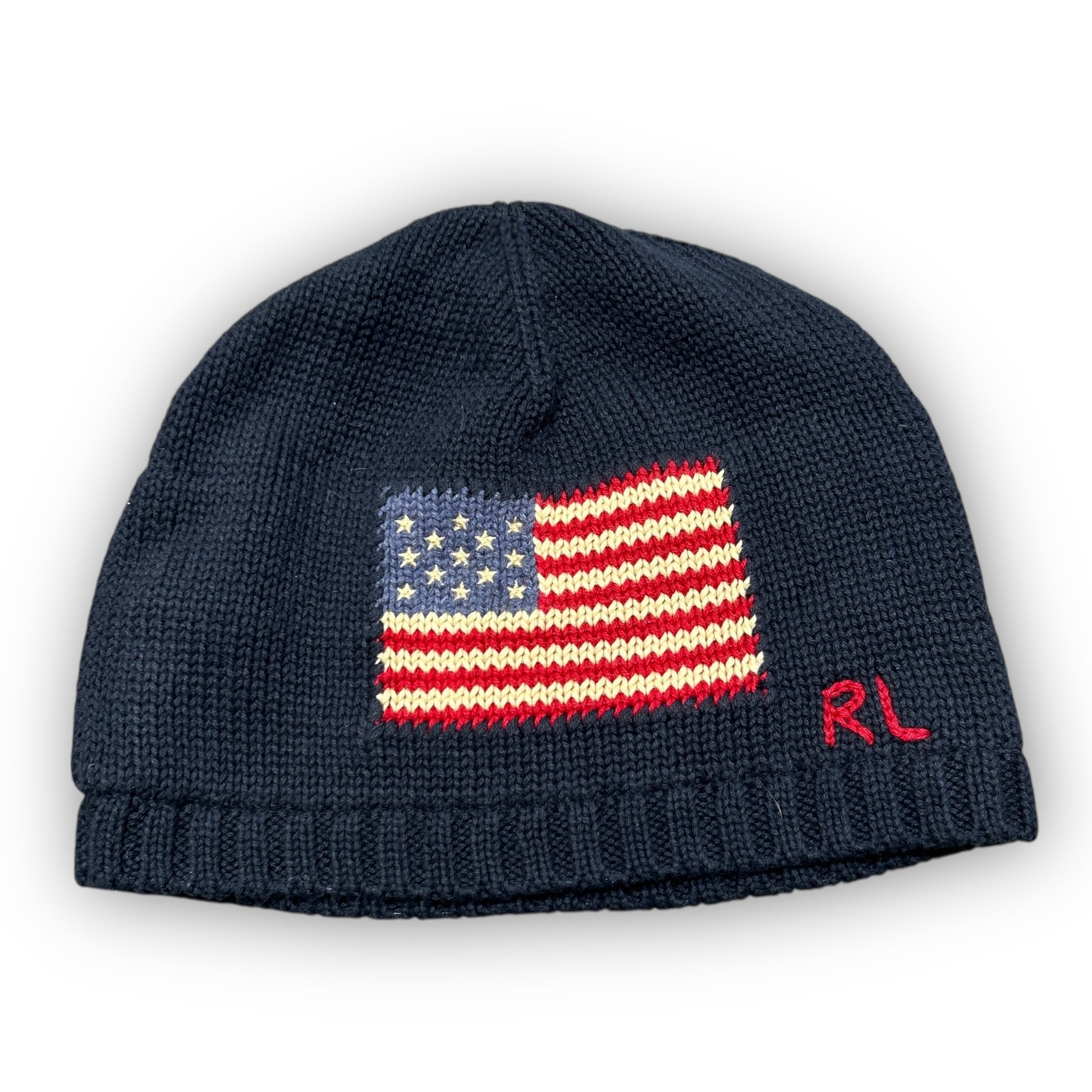 Ralph Lauren Flag Knit Beanie