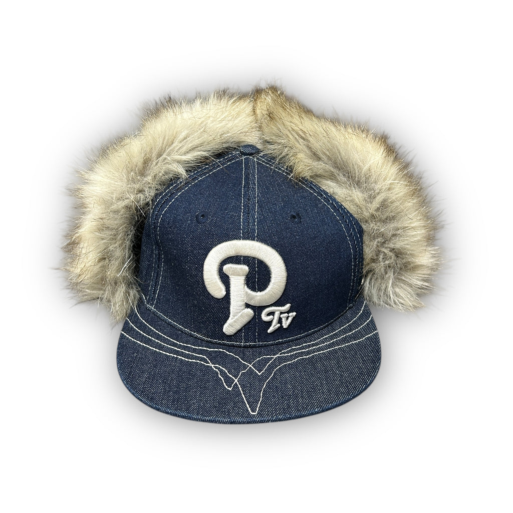 Peak TV Denim Dog Ear Cap