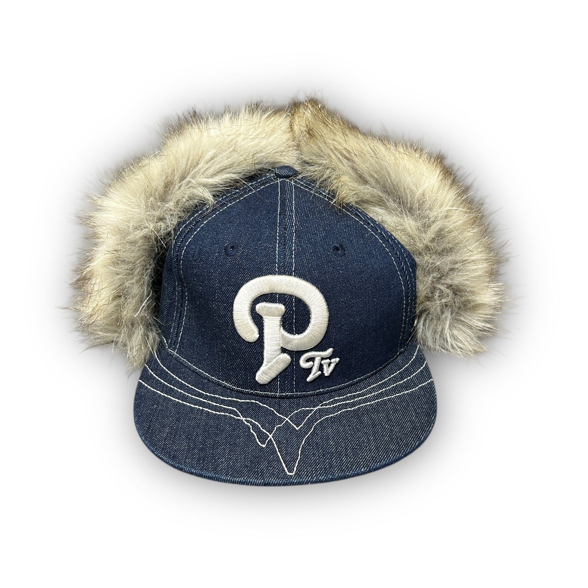Peak TV Denim Dog Ear Cap