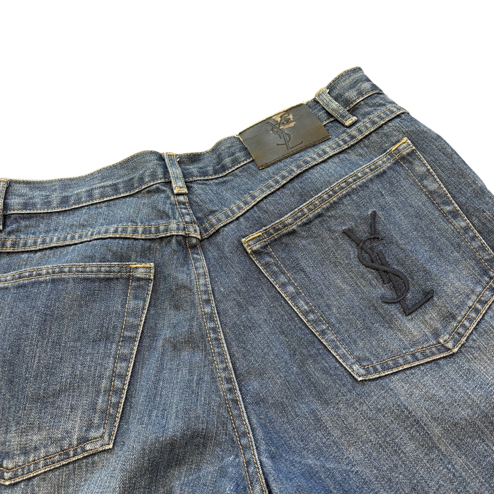 YSL Blue Baggy Jeans (32W)