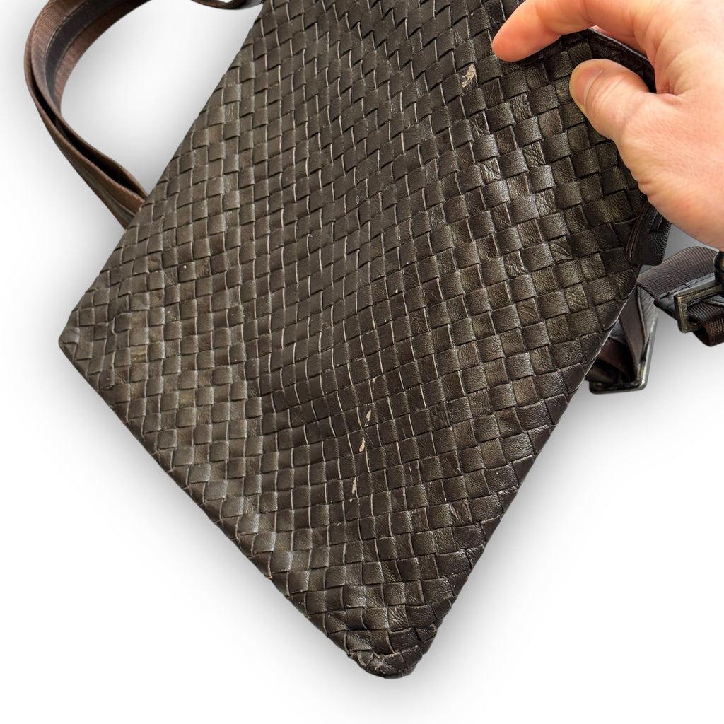 Bottega Veneta Nappa Intrecciato Messenger Bag