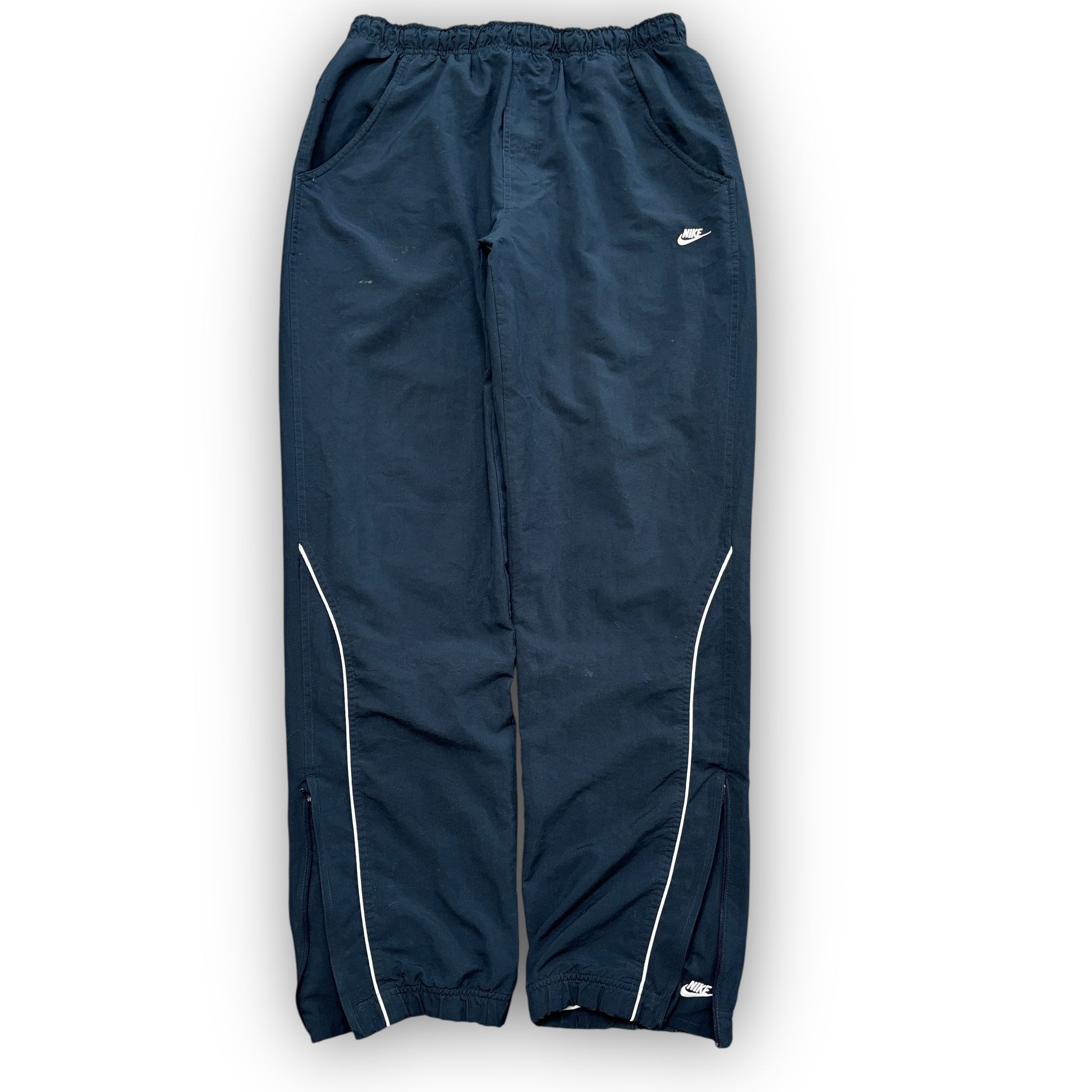 00s Navy Nike Track Pants (L)