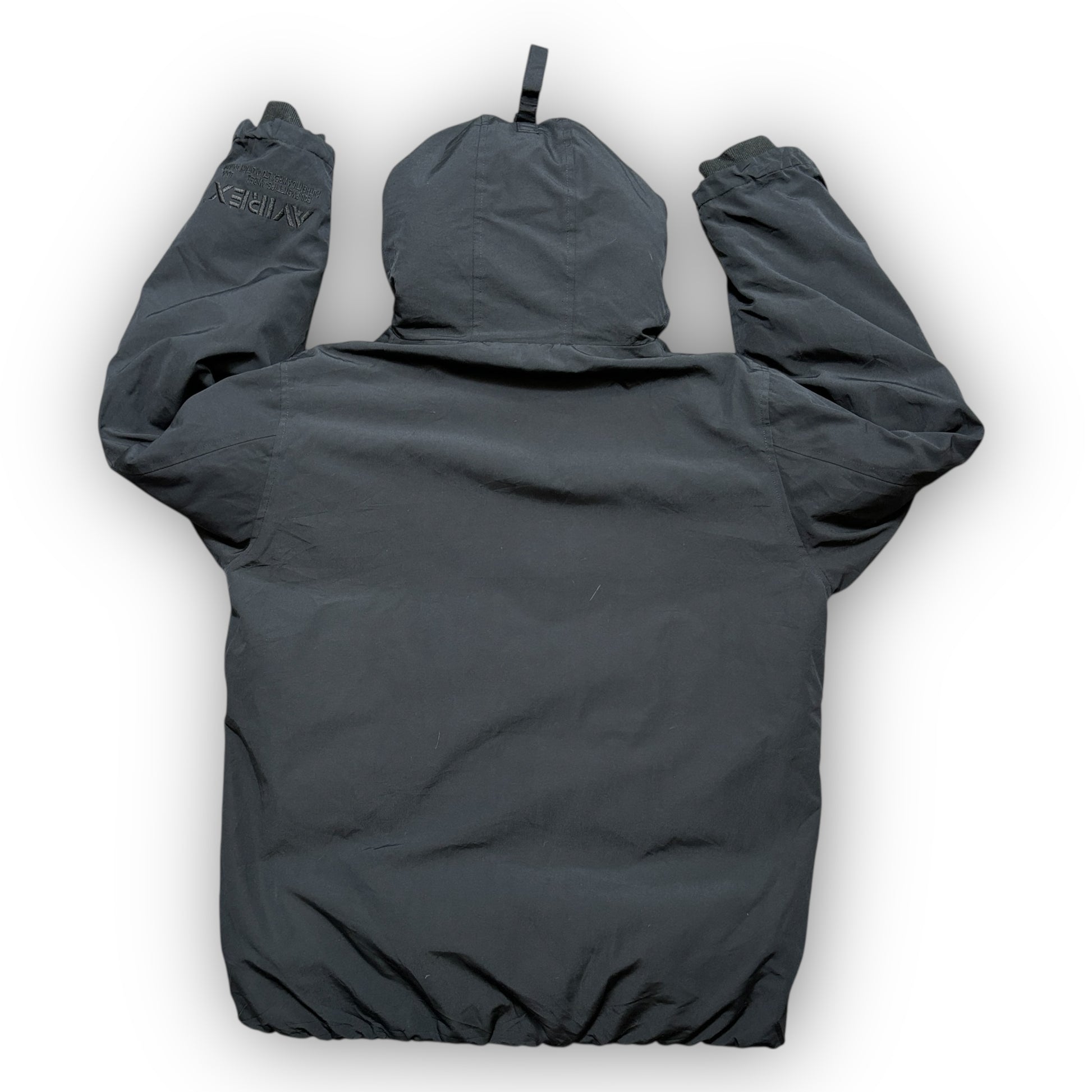 Black Avirex Padded Puffer Coat (L)