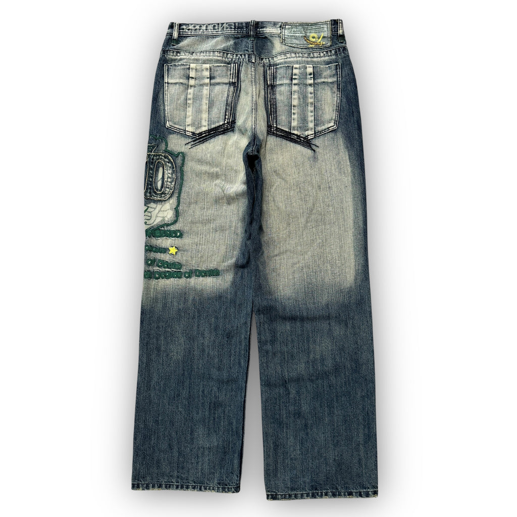 Akademiks Embroidered Jeans (36”)