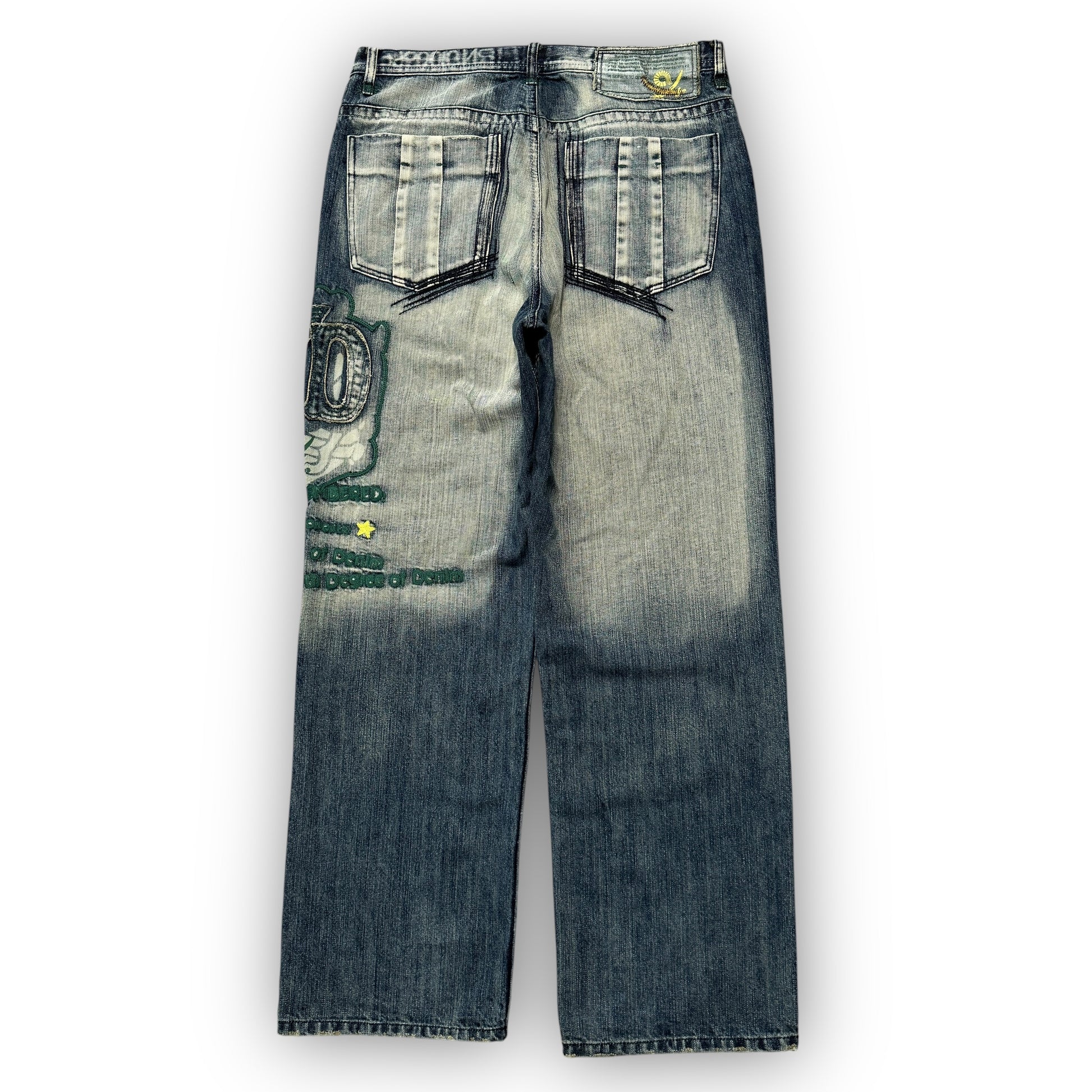 Akademiks Embroidered Jeans (36”)