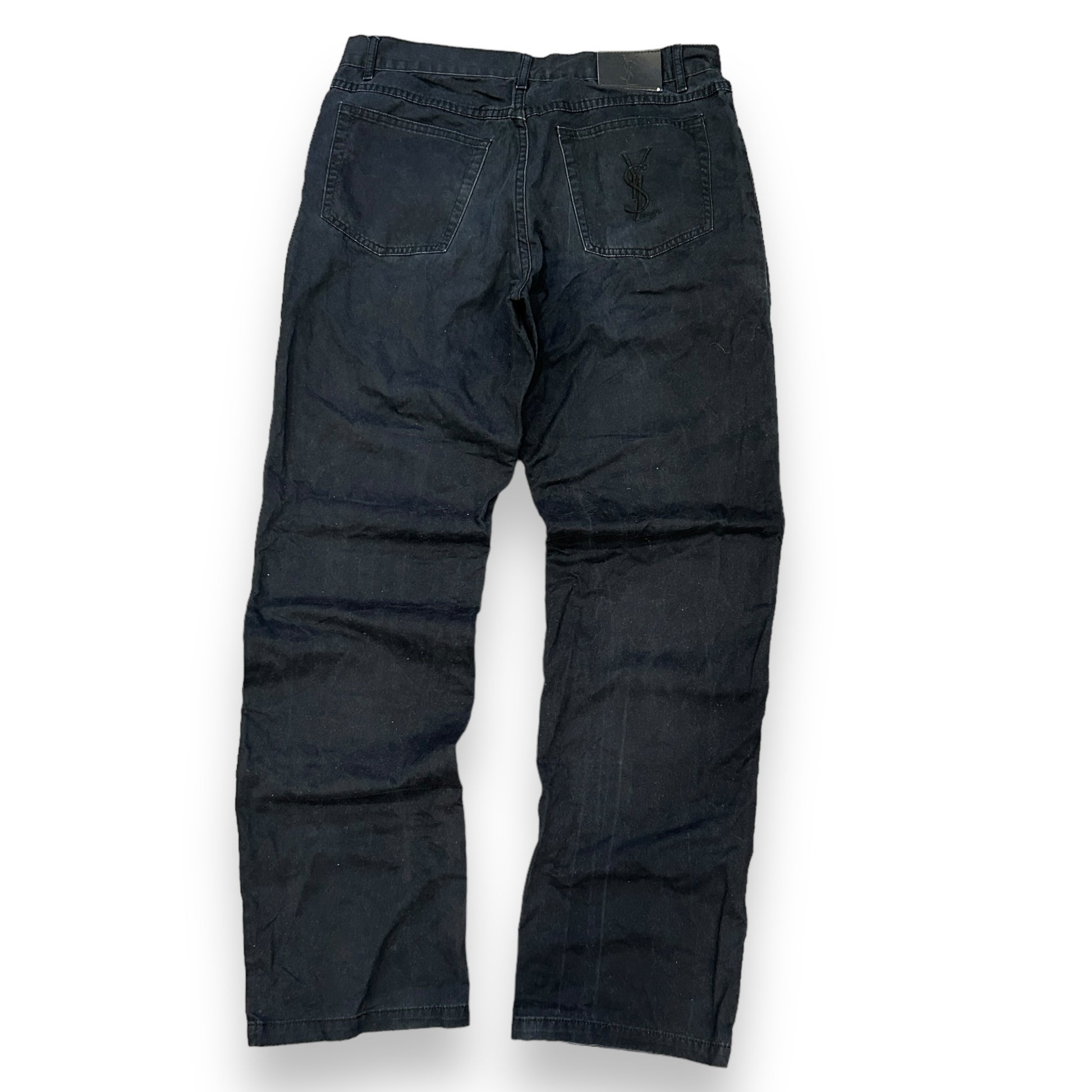 00s Black YSL Jeans (34")