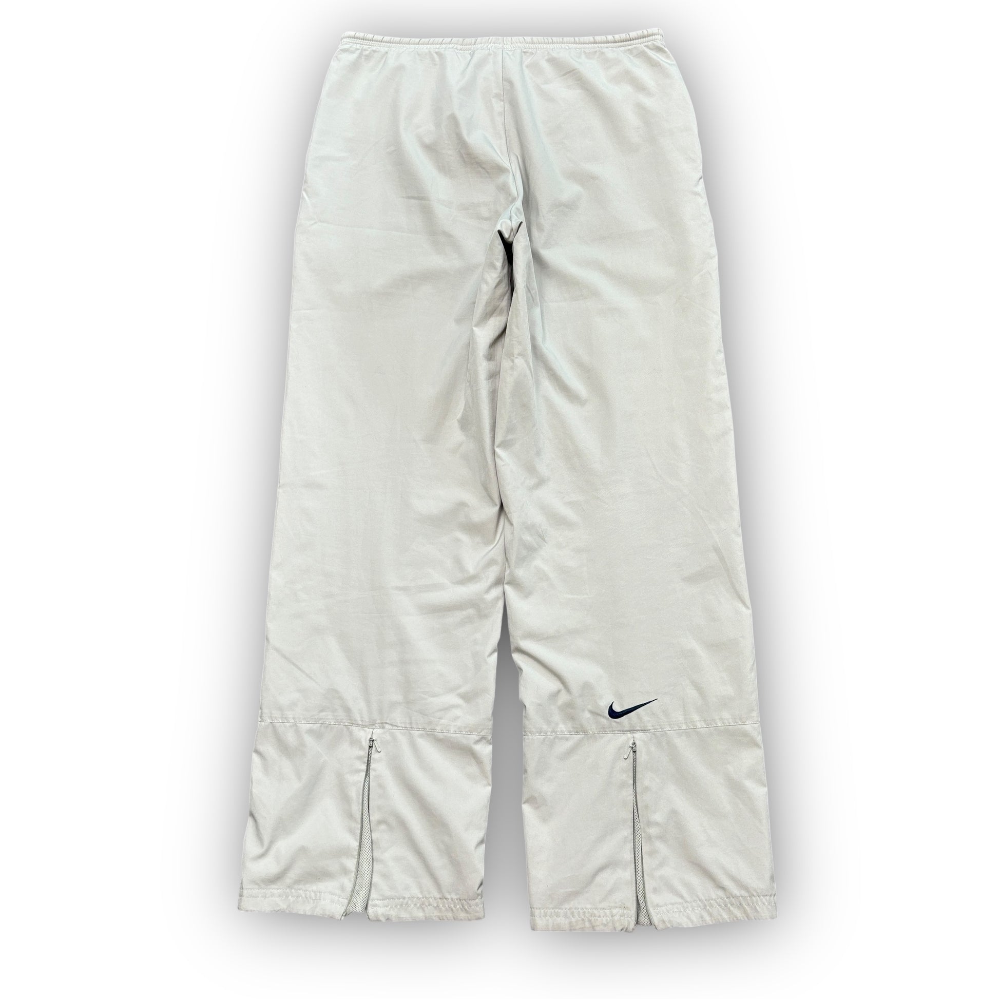 00s Cream Nike Track Pants (S)