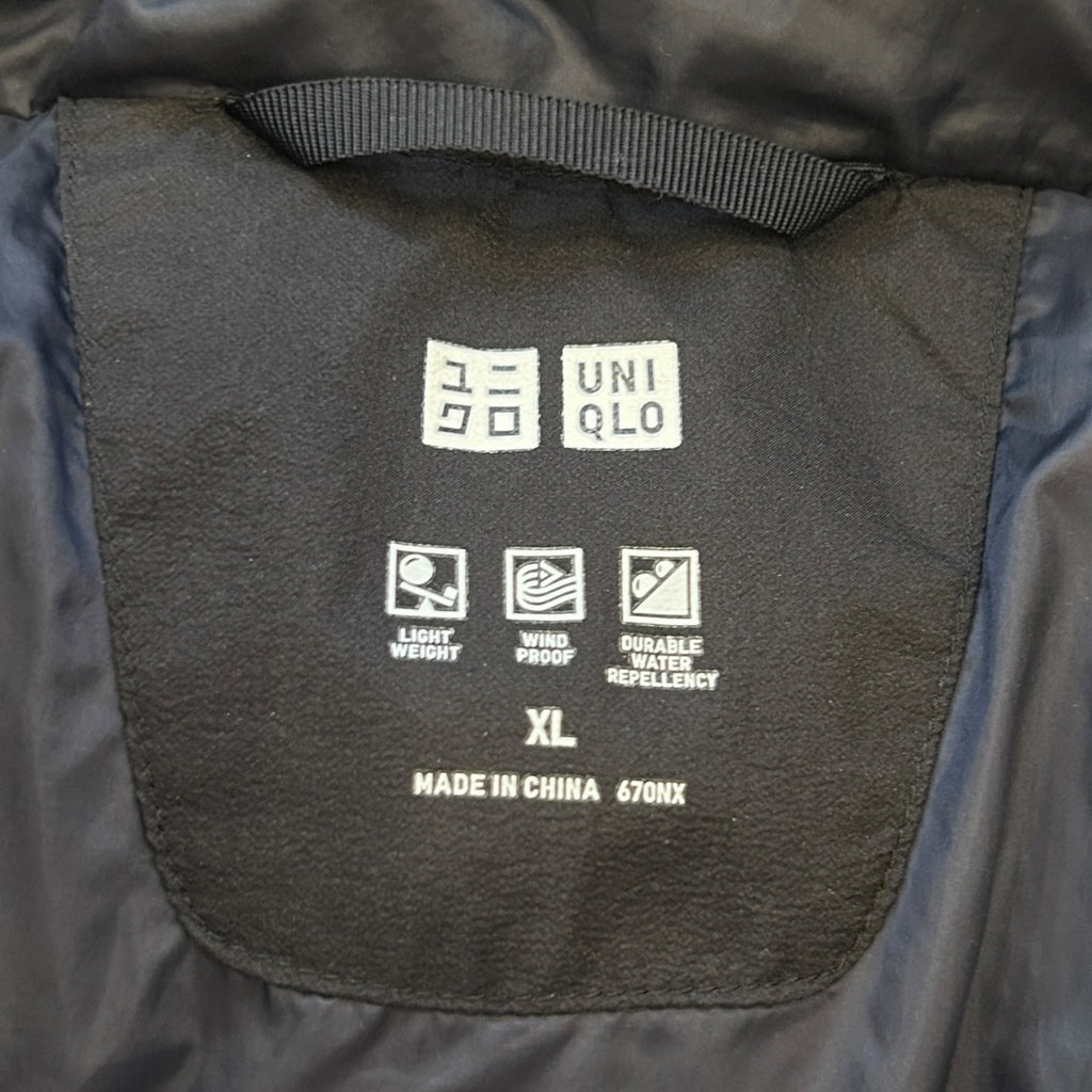 Black Uniqlo Seamless Down Puffer (XL)