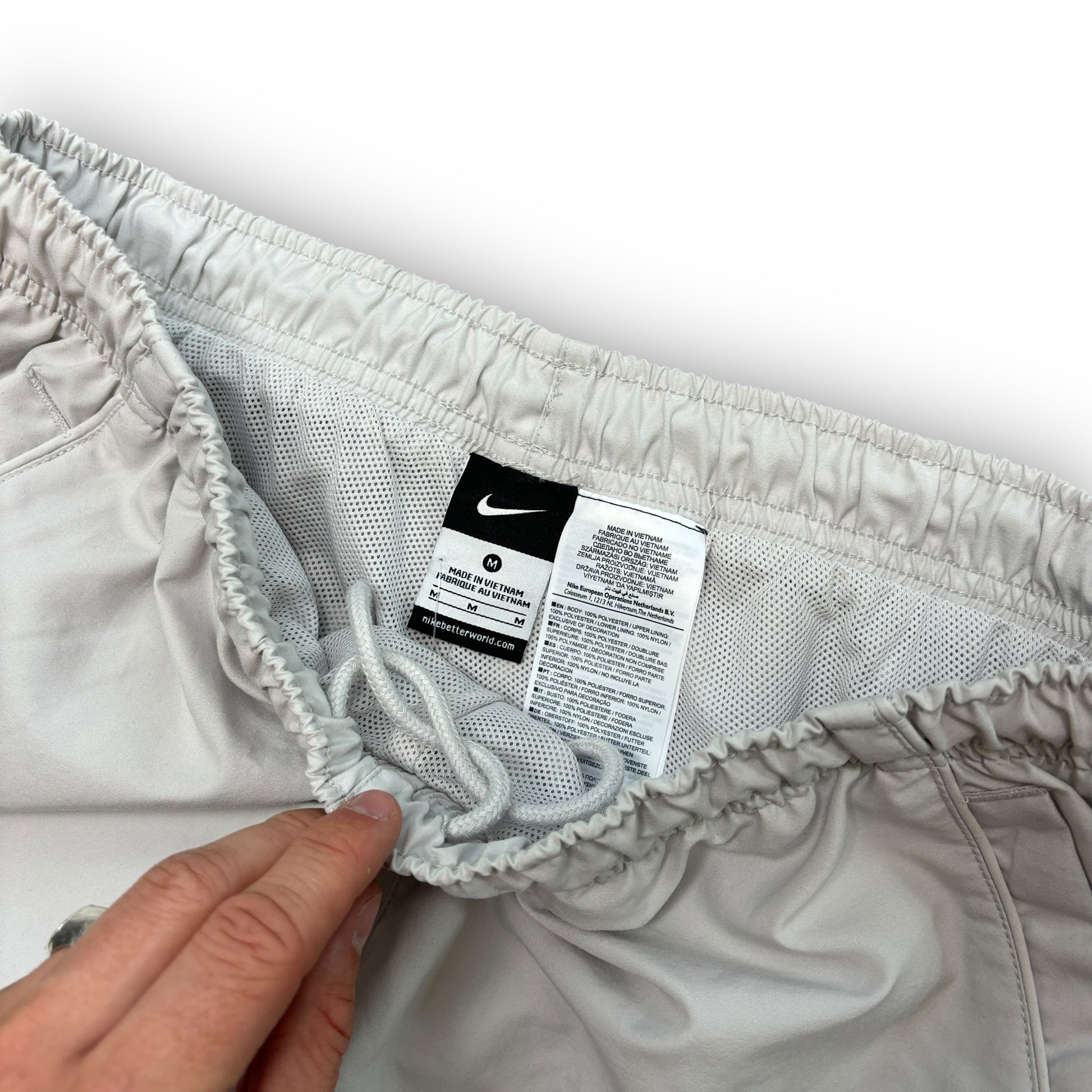 00s Cream Nike Joggers (M)