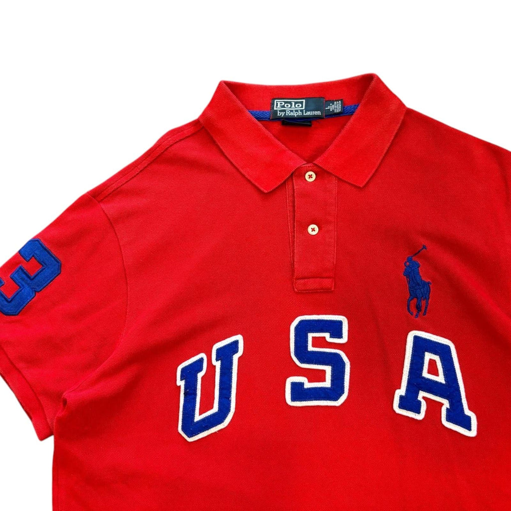 Ralph Lauren USA Polo Shirt (L)