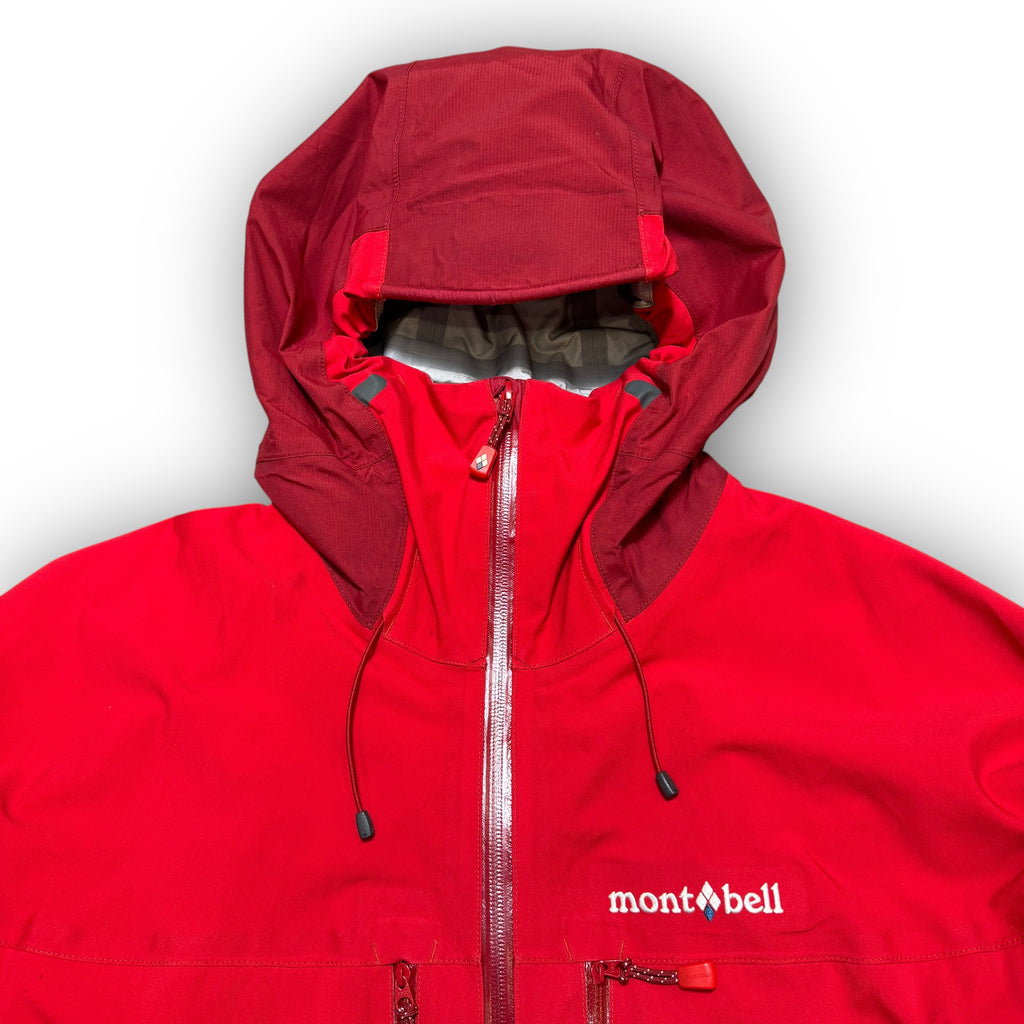 Red Montbell GORE-TEX Hard Shell Jacket (XL)