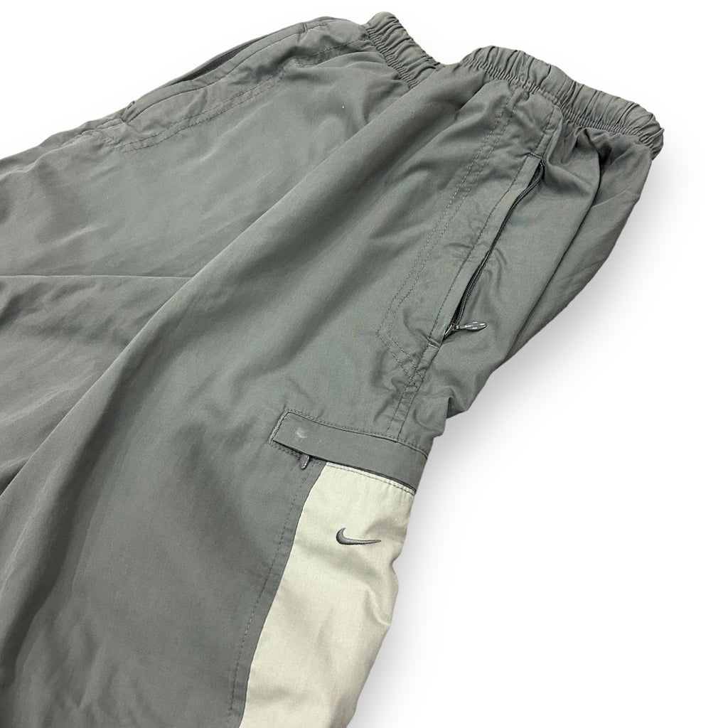00's Baggy Nike Grey Track Joggers (M)