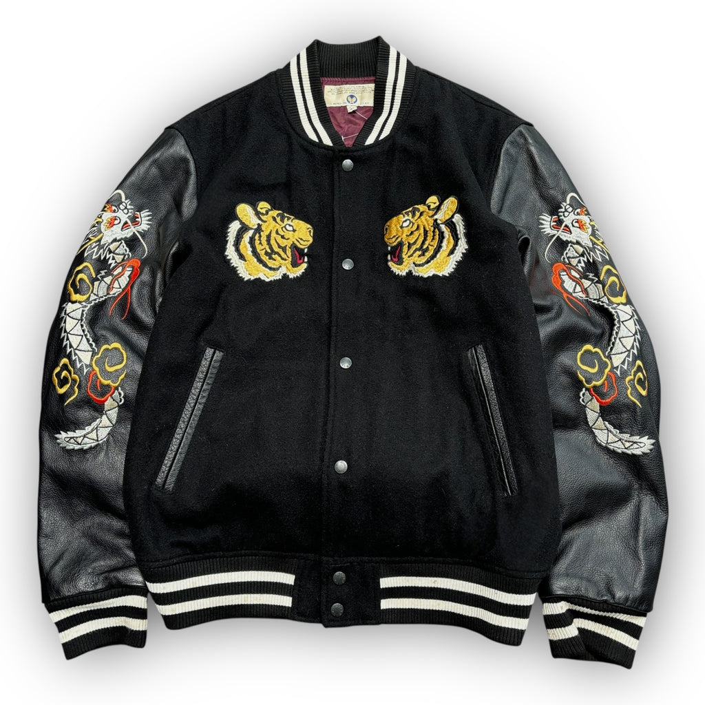 Avirex Leather Bomber Jacket (M)