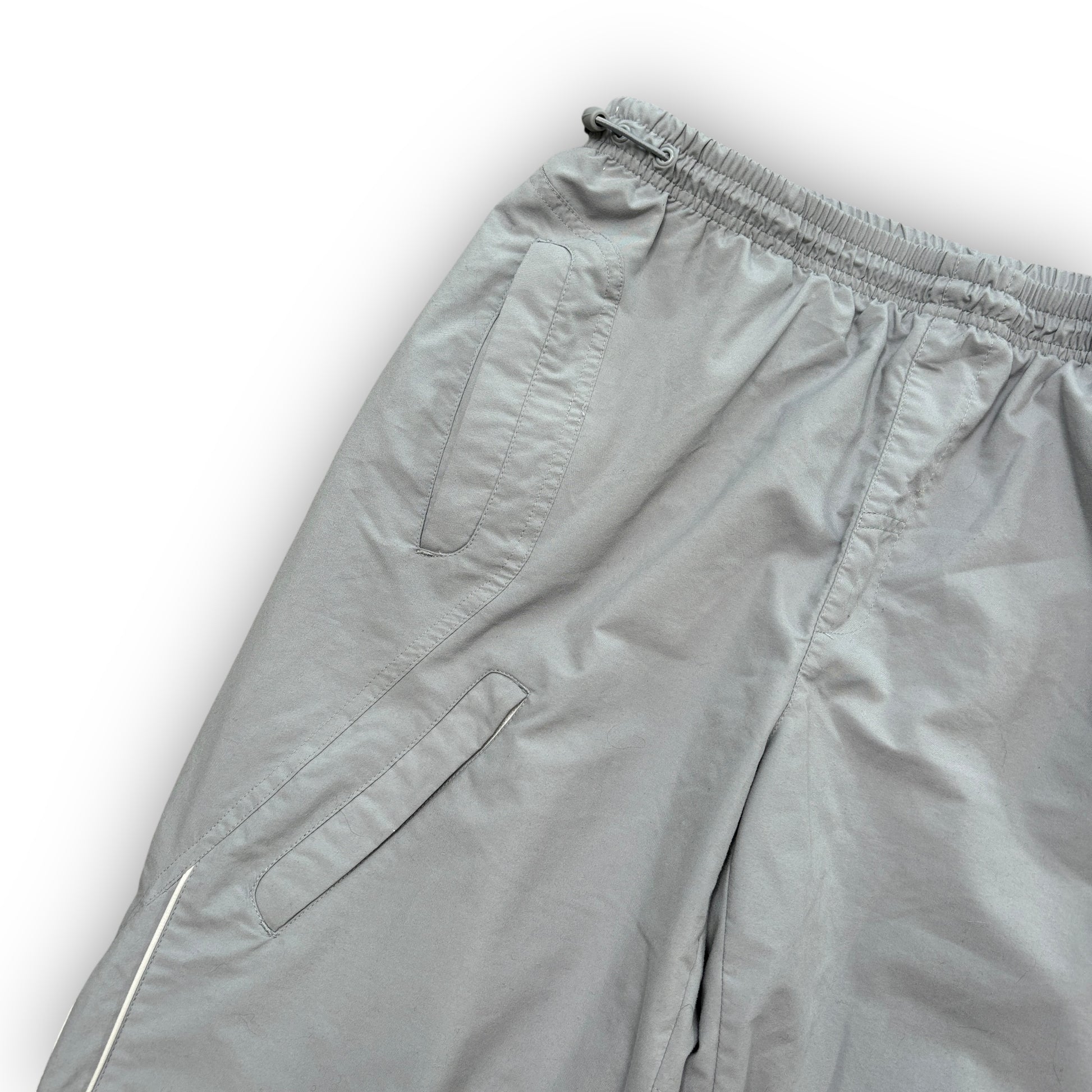 00s Light Grey Nike Track Pants (L)
