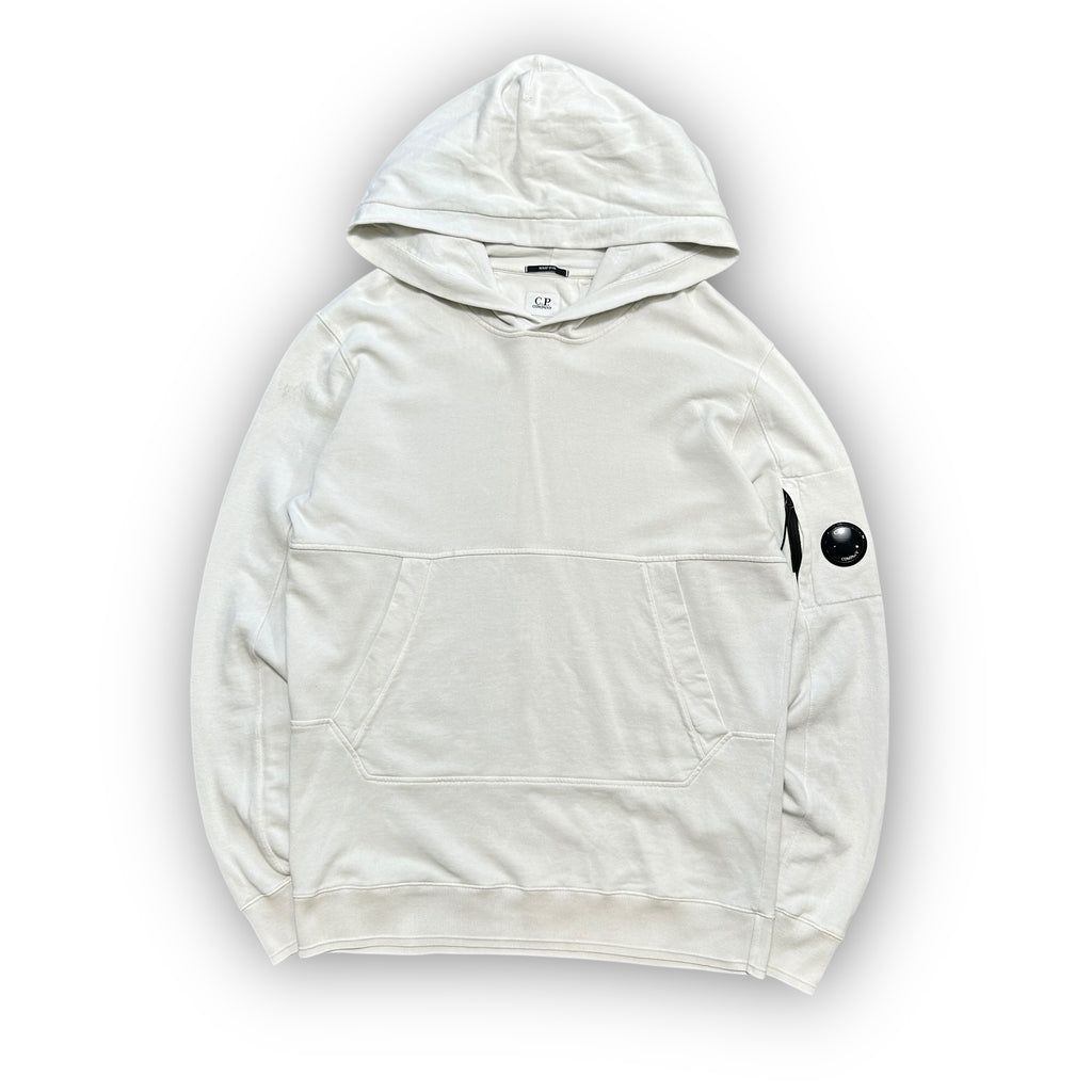 White C.P Company Hoodie (M)
