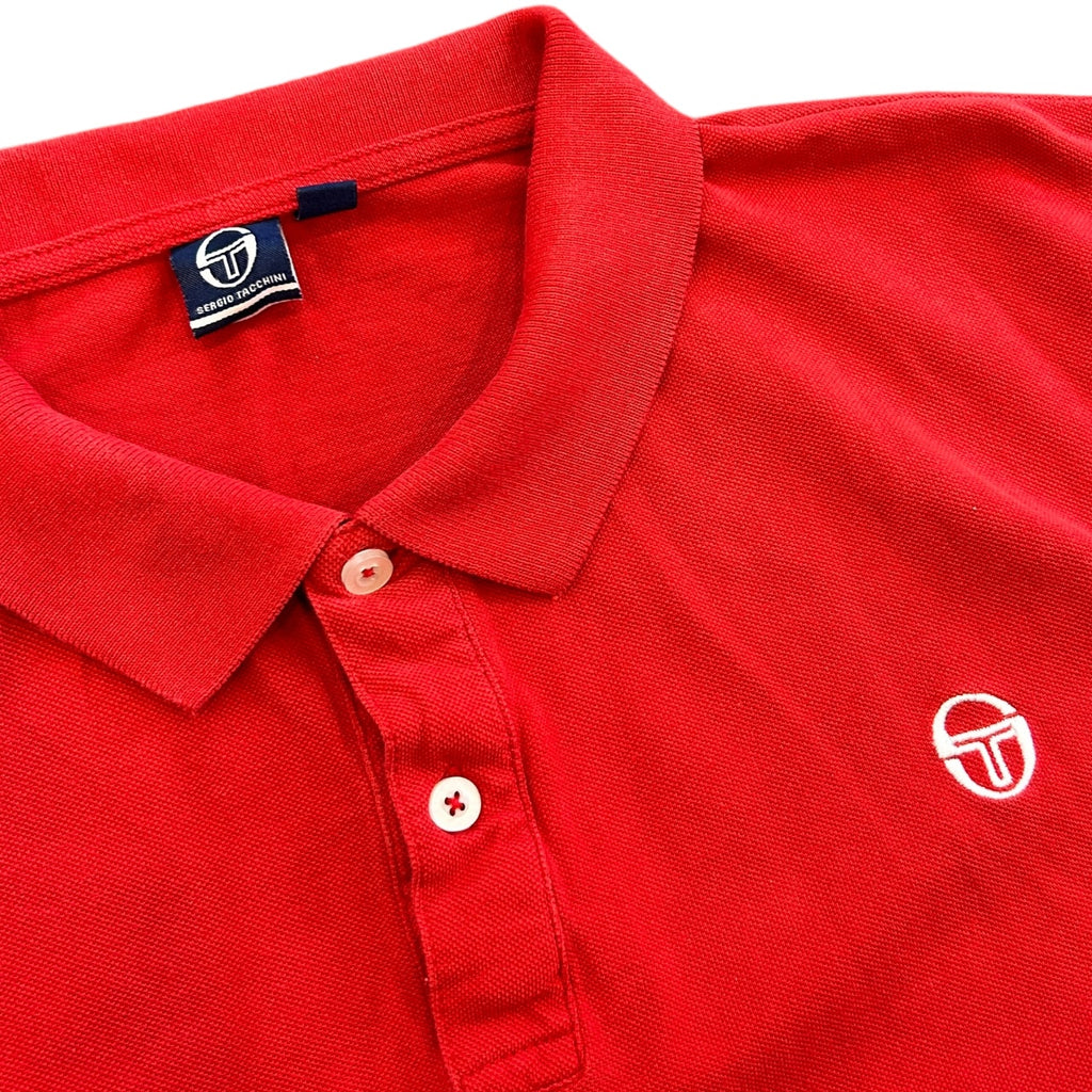 Sergio Tacchini Red Polo Shirt (L)