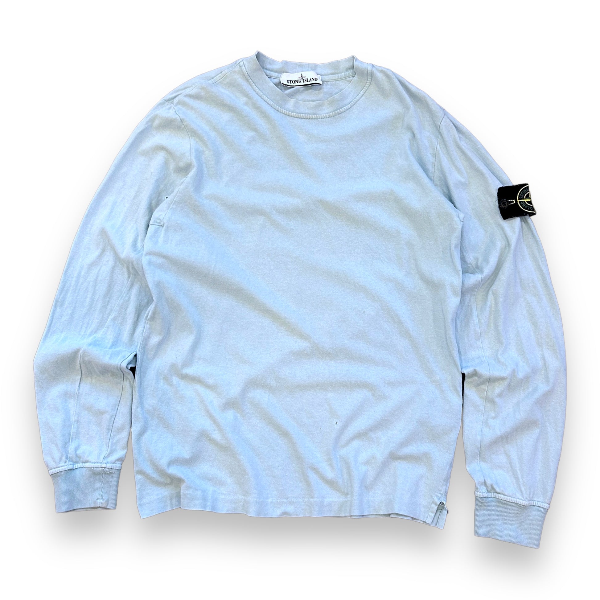 Stone Island Baby Blue Long Sleeve T-shirt (M)