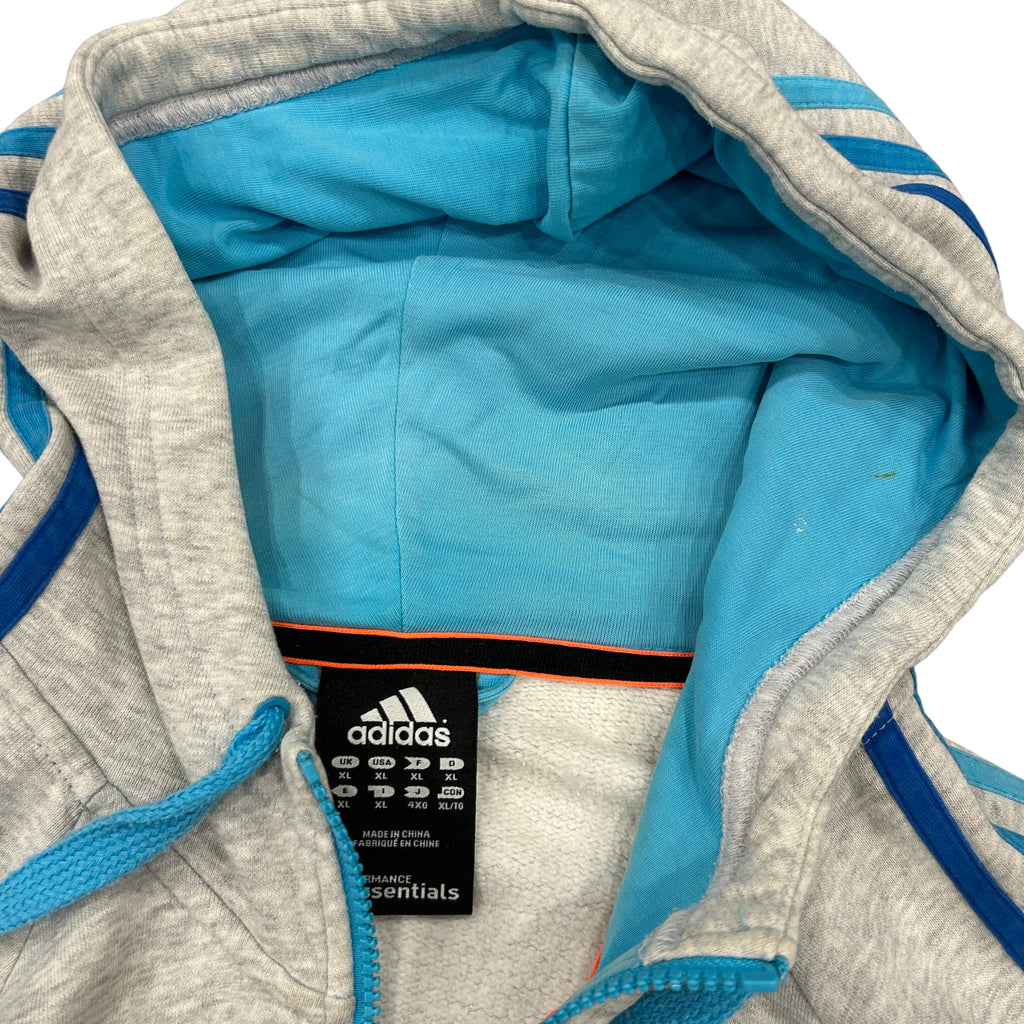 Adidas Multicolour Three Stripe Hoodie (XL)