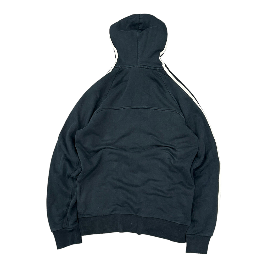 00s Adidas Black Three Stripe Hoodie