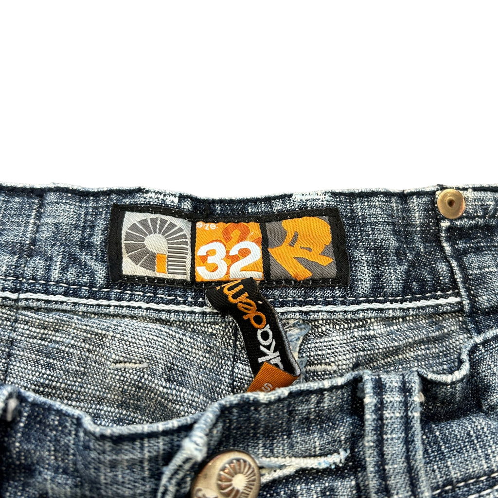 00's Akedmiks Embroidered Baggy Jeans (32)