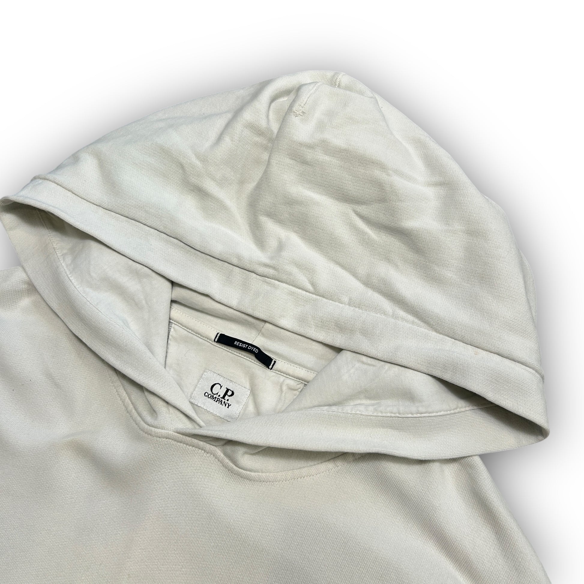 White C.P Company Hoodie (M)