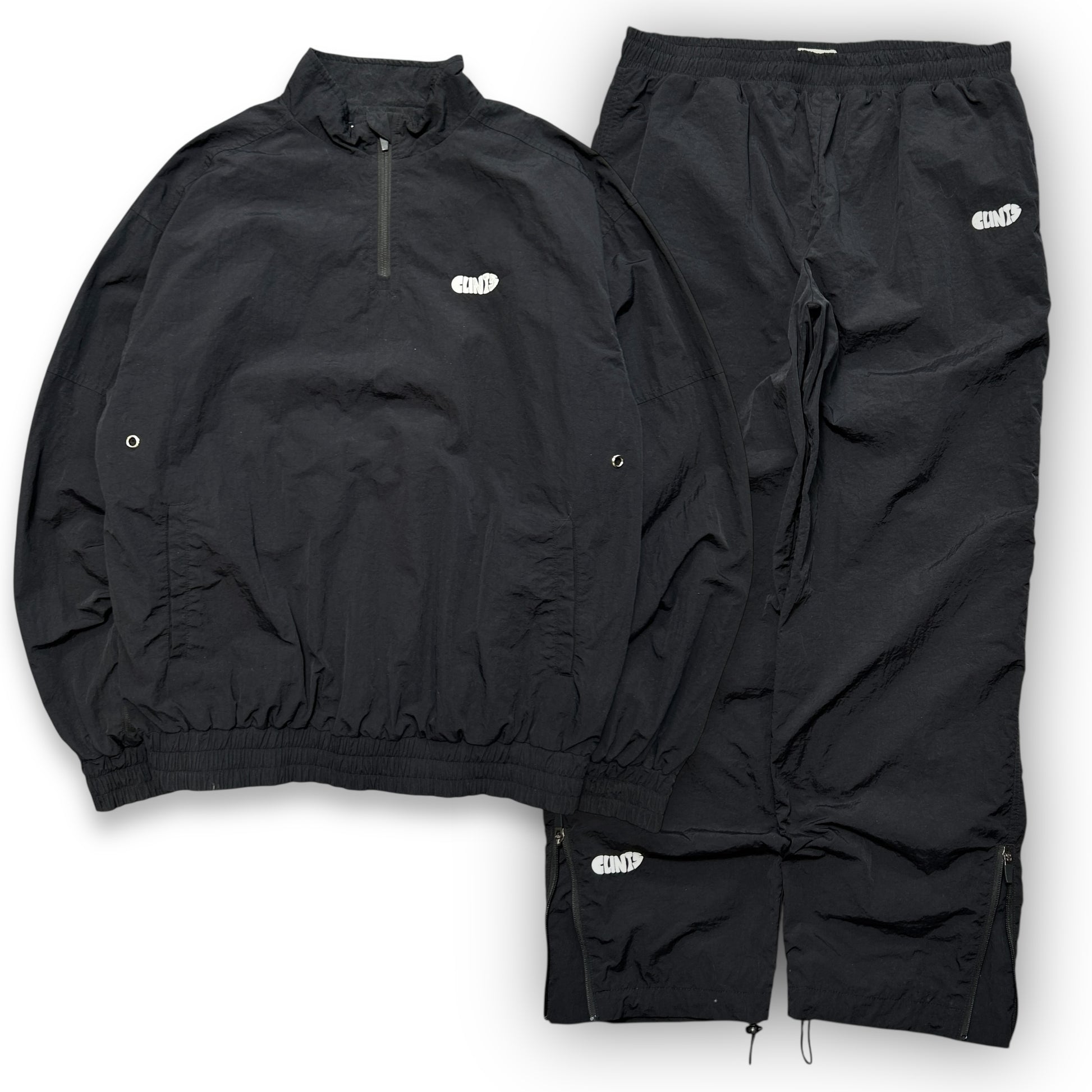 Black Clints Shell Tracksuit (L)