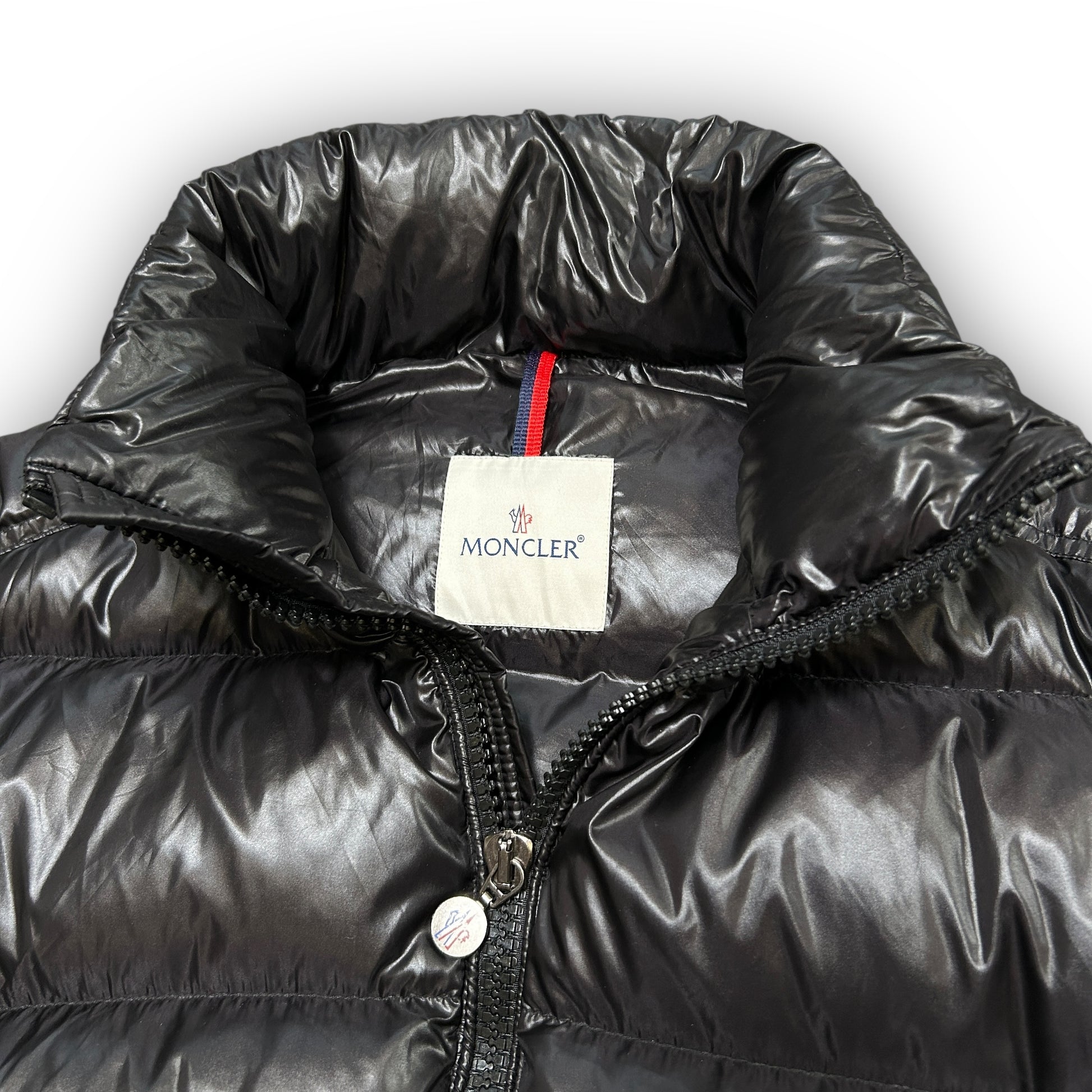 Black Moncler Maya Puffer Coat (L)