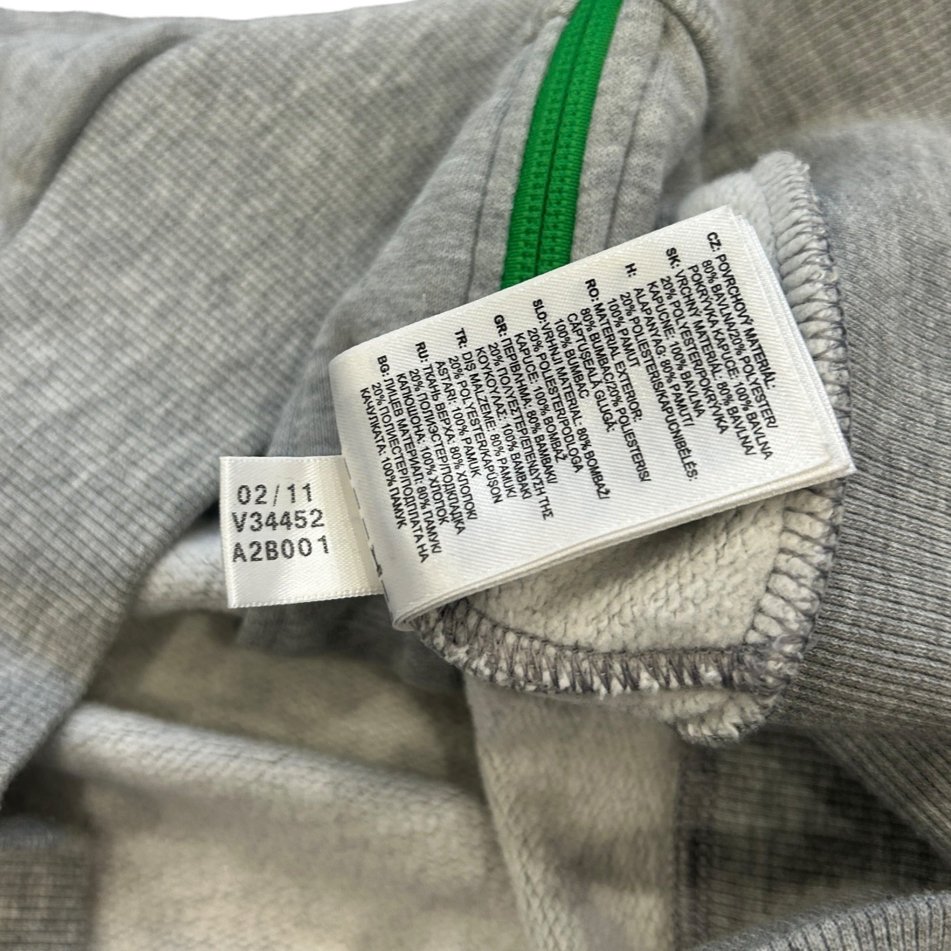 00s Adidas Multicolour Three Stripe Hoodie (XL)