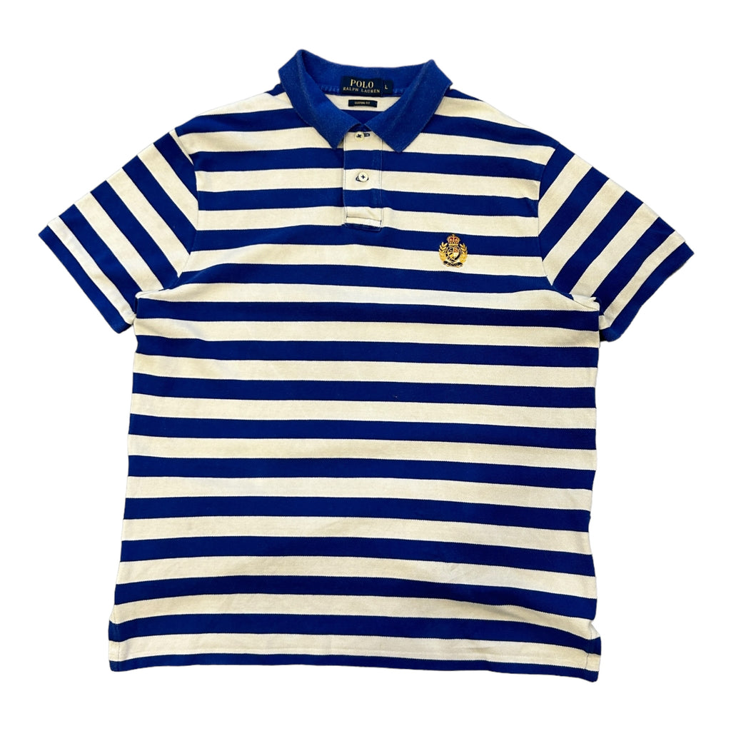 00s Striped Ralph Lauren Polo (L)