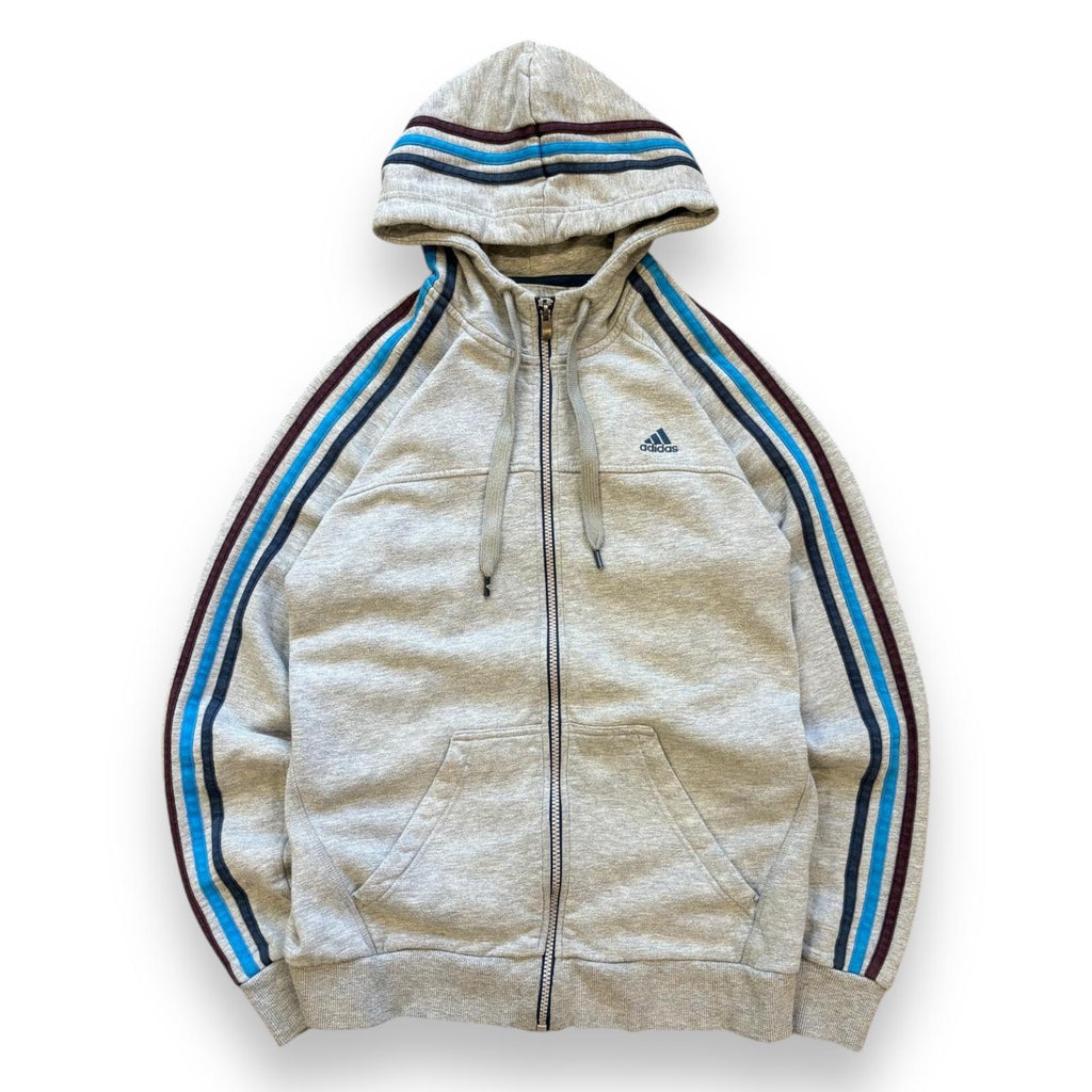 00s Grey Adidas Essentials Hoodie (S)