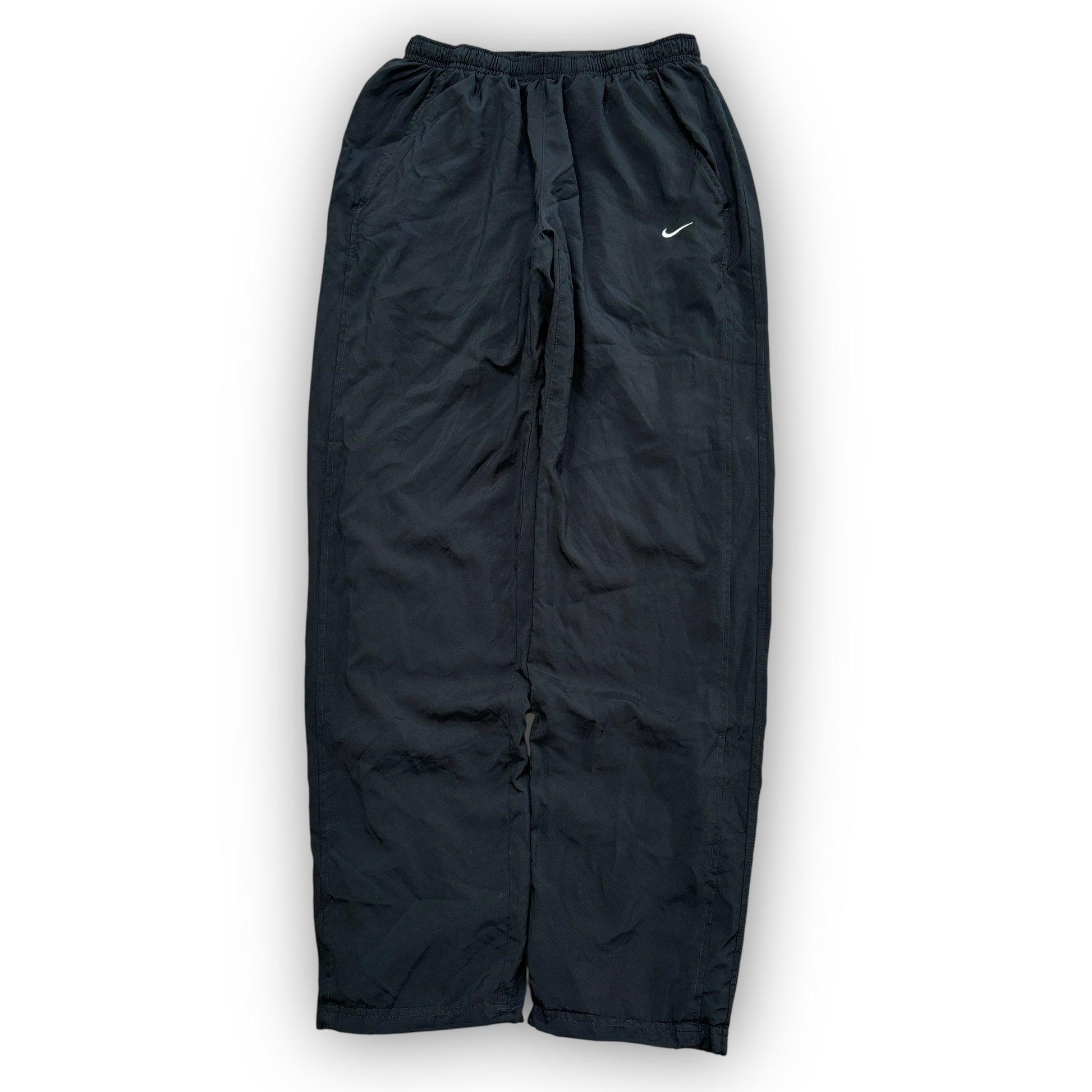 00s Black Nike Track Pants (L)