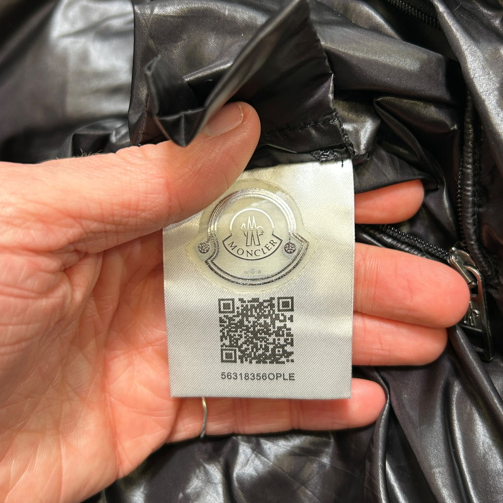 Black Moncler Maya Puffer Coat (L)