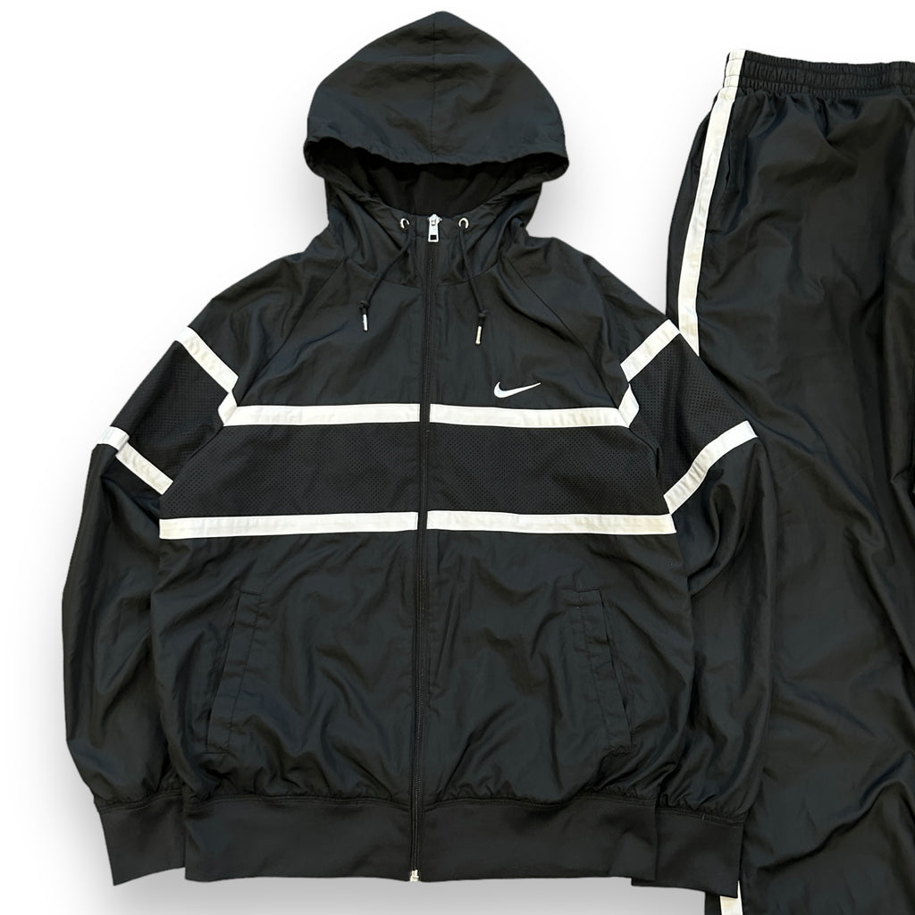00s Nike Black Baggy Tracksuit (M)