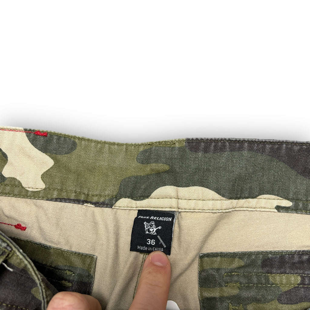True Religion Camo Shorts (36”)