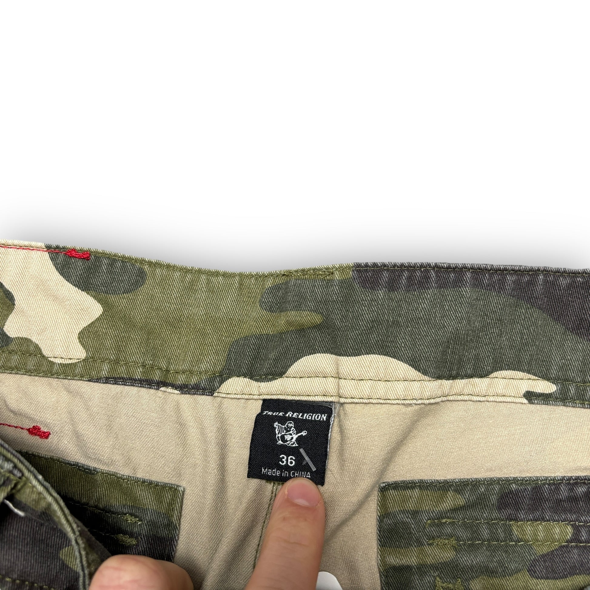 True Religion Camo Shorts (36”)