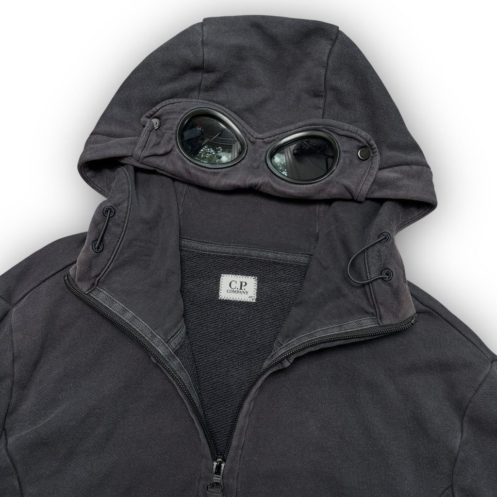 Navy C.P Company Goggle Hoodie (M)