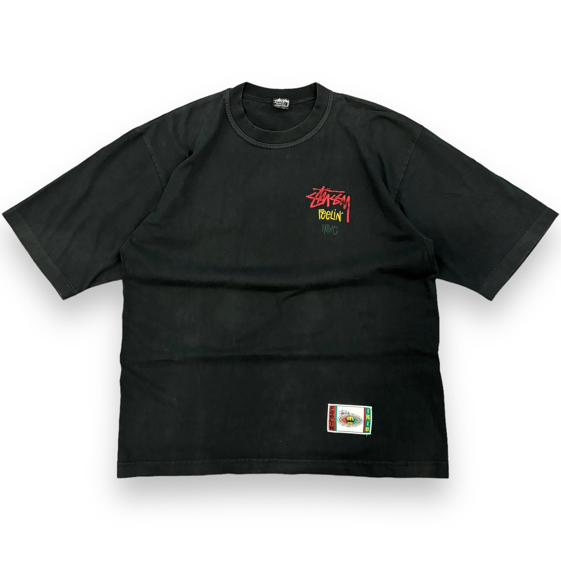 90's Stussy Bootleg Rasta Tshirt (L/XL)