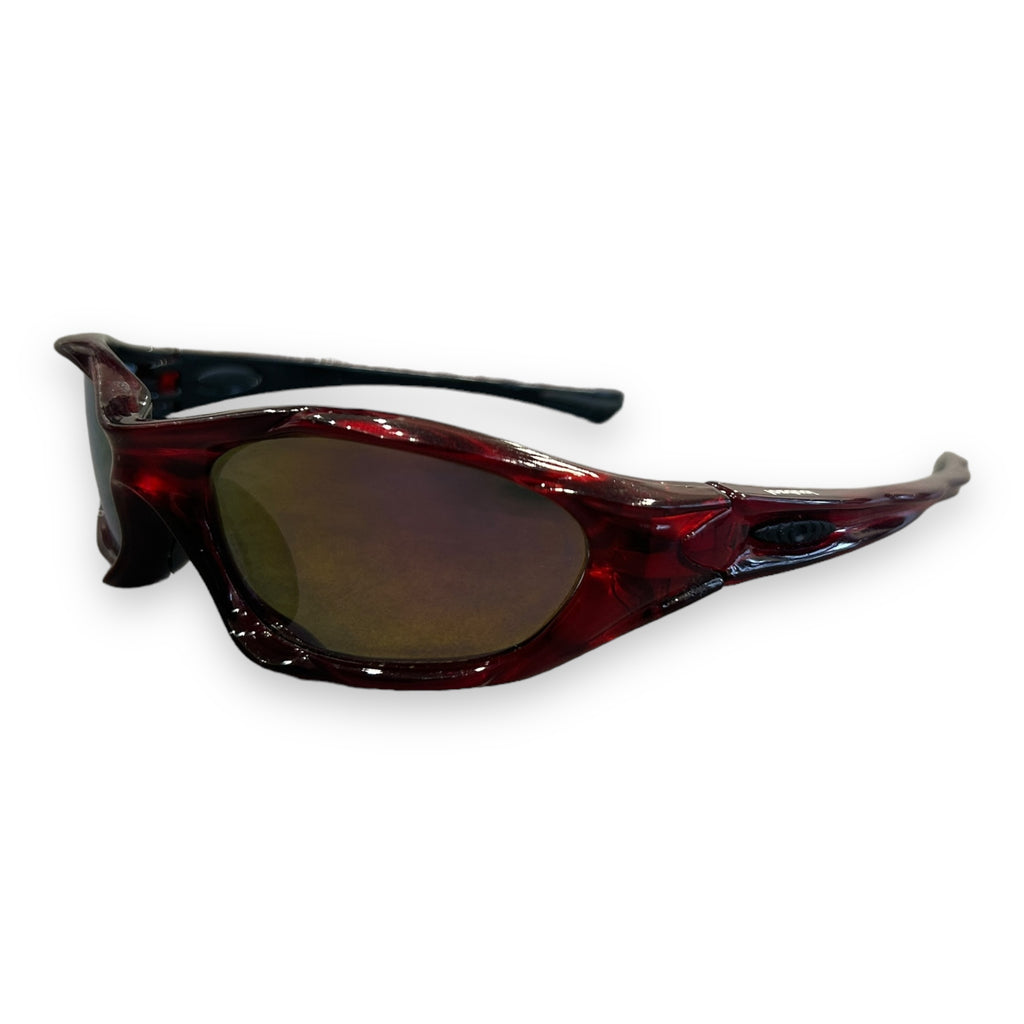 00's Red Unique Sunglasses