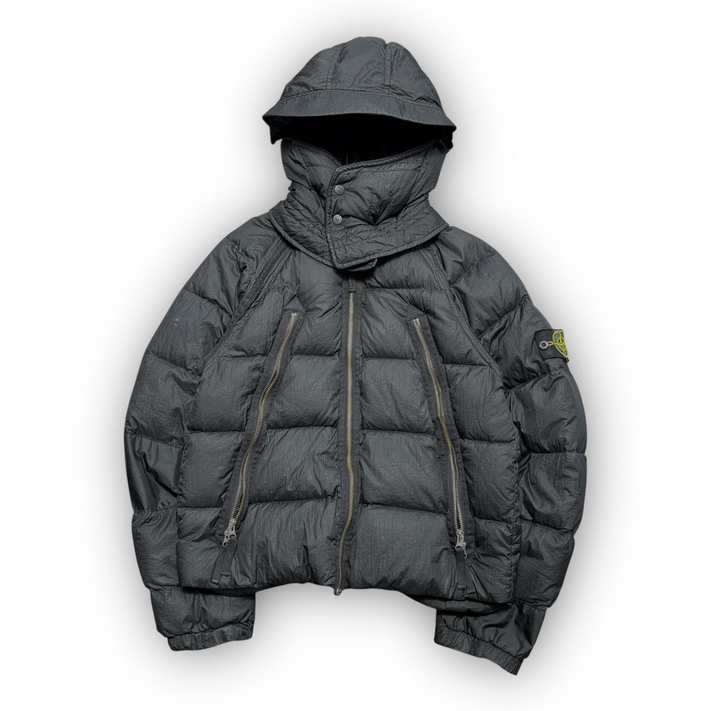 2009 Stone Island Opaque Mesh Badge Puffer (M)