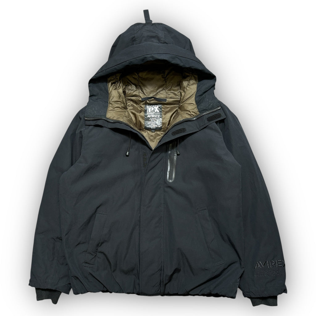 Black Avirex Padded Puffer Coat (L)