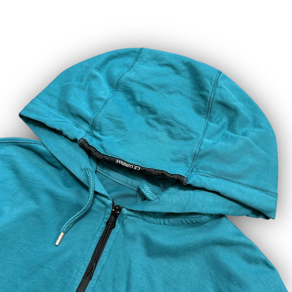 Blue C.P Company Zipped Hoodie (M)