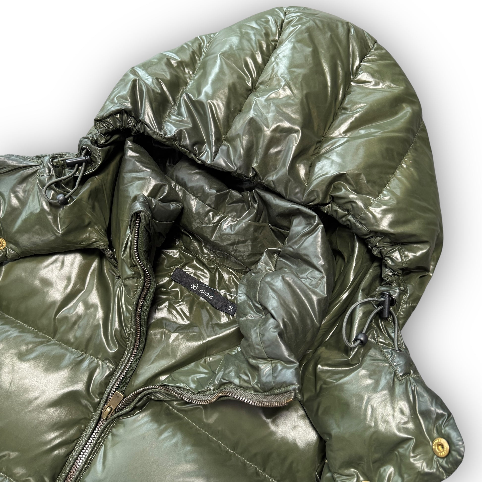 Green Puffer Coat (M)