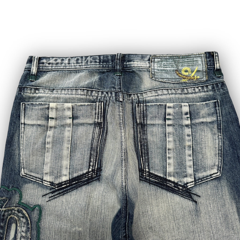 Akademiks Embroidered Jeans (36”)